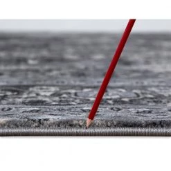 Angora Anthracite 8 ft. x 10 ft. Medallion Area Rug by Home Decorators Collection -Home Decorators Store anthracite home decorators collection area rugs 27337 1f 1000