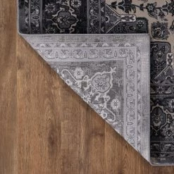 Angora Anthracite 8 ft. x 10 ft. Medallion Area Rug by Home Decorators Collection -Home Decorators Store anthracite home decorators collection area rugs 27337 66 1000