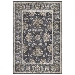 Carlisle Anthracite 5 ft. x 6 ft. 8 in. Area Rug by Home Decorators Collection