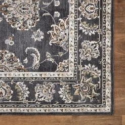 Carlisle Anthracite 5 ft. x 6 ft. 8 in. Area Rug by Home Decorators Collection -Home Decorators Store anthracite home decorators collection area rugs 39045 66 1000