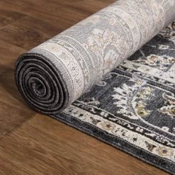 Carlisle Anthracite 5 ft. x 6 ft. 8 in. Area Rug by Home Decorators Collection -Home Decorators Store anthracite home decorators collection area rugs 39045 fa 1000
