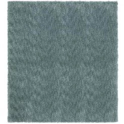 Ethereal Shag Aqua Sea 8 ft. x 8 ft. Square Indoor Area Rug by Home Decorators Collection