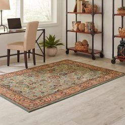 Mariah Aquamarine 5 ft. x 7 ft. Floral Area Rug by Home Decorators Collection 17 Mariah Aquamarine 5 ft. x 7 ft. Floral Area Rug by Home Decorators Collection -Home Decorators Store aquamarine home decorators collection area rugs 635602 31 1000