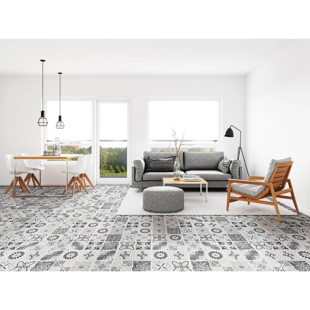 Bailey Rain 11.81 in. W x 23.62 in. L Rigid Core Luxury Vinyl Tile Flooring (19.37 sq. ft. / case) by Home Decorators Collection 7 Bailey Rain 11.81 in. W x 23.62 in. L Rigid Core Luxury Vinyl Tile Flooring (19.37 sq. ft. / case) by Home Decorators Collection - Image 7