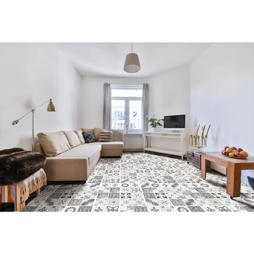 Bailey Rain 11.81 in. W x 23.62 in. L Rigid Core Luxury Vinyl Tile Flooring (19.37 sq. ft. / case) by Home Decorators Collection 2 Bailey Rain 11.81 in. W x 23.62 in. L Rigid Core Luxury Vinyl Tile Flooring (19.37 sq. ft. / case) by Home Decorators Collection - Image 2