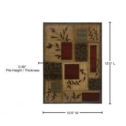 Veneer Beige/Multi 10 ft. x 13 ft. Area Rug by Home Decorators Collection -Home Decorators Store beige home decorators collection area rugs 0386640420 76 1000