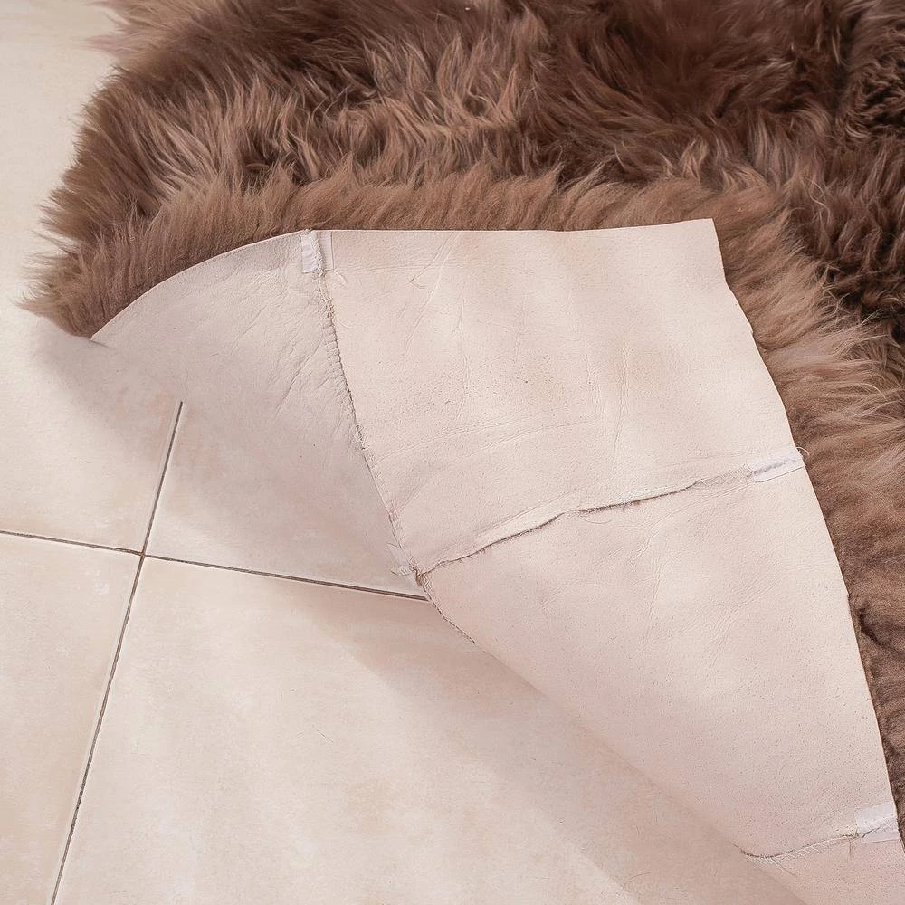 Unshorn Sheepskin Beige 2 ft. x 4 ft. Area Rug by Home Decorators Collection 6 Unshorn Sheepskin Beige 2 ft. x 4 ft. Area Rug by Home Decorators Collection - Image 6