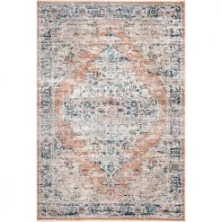 Piper Shaded Snowflakes Beige 8 ft. x 10 ft. Area Rug by Home Decorators Collection