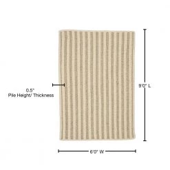 Virginia Natural 6 ft. x 9 ft. Rectangle Braided Area Rug by Home Decorators Collection -Home Decorators Store beige home decorators collection area rugs ol13r072x108s 76 1000