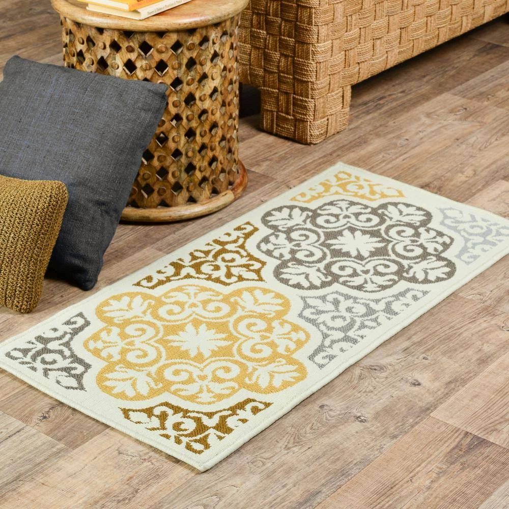 Sumba Beige 4 ft. x 6 ft. Indoor/Outdoor Area Rug by Home Decorators Collection 12 Sumba Beige 4 ft. x 6 ft. Indoor/Outdoor Area Rug by Home Decorators Collection - Image 12