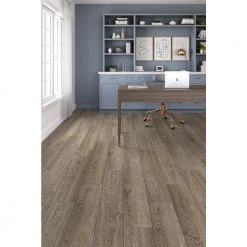 Bennett Valley Oak 12 mm T x 8.03 in. W Waterproof Laminate Wood Flooring (15.94 sq.ft/Case) by Home Decorators Collection -Home Decorators Store bennett valley oak soft gray brown home decorators collection laminate wood flooring 361042 2k439 31 1000