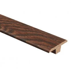 Black Cherry Oak 3/8 in. Thick x 1-3/4 in. Wide x 94 in. Length Hardwood T-Molding by Zamma