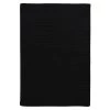 Solid Black 5 ft. x 8 ft. Braided Indoor/Outdoor Area Rug by Home Decorators Collection