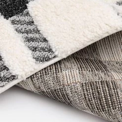 Newburry Black and White 2 ft. x 7 ft. Menswear Polypropylene Area Rug by Home Decorators Collection -Home Decorators Store black white home decorators collection area rugs 5650 290 13hdc 1d 1000