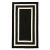 Griffin Border Black/White 3 ft. x 5 ft. Braided Indoor/Outdoor Area Rug by Home Decorators Collection