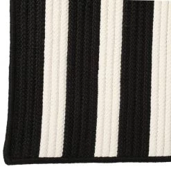 Baxter Black White 5 ft. x 8 ft. Braided Indoor/Outdoor Area Rug by Home Decorators Collection -Home Decorators Store black white home decorators collection outdoor rugs tr89r060x096s 40 1000