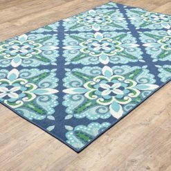 Bayview Blue/Aqua 5 ft 3 in x 7 ft 6 in Outdoor Area Rug by Home Decorators Collection 12 Bayview Blue/Aqua 5 ft 3 in x 7 ft 6 in Outdoor Area Rug by Home Decorators Collection -Home Decorators Store blue aqua home decorators collection outdoor rugs 9526220310 40 1000