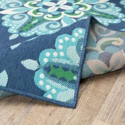 Bayview Blue/Aqua 5 ft 3 in x 7 ft 6 in Outdoor Area Rug by Home Decorators Collection 15 Bayview Blue/Aqua 5 ft 3 in x 7 ft 6 in Outdoor Area Rug by Home Decorators Collection -Home Decorators Store blue aqua home decorators collection outdoor rugs 9526220310 c3 1000