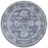 Dahliya Blue 5 ft. Round Area Rug by Home Decorators Collection