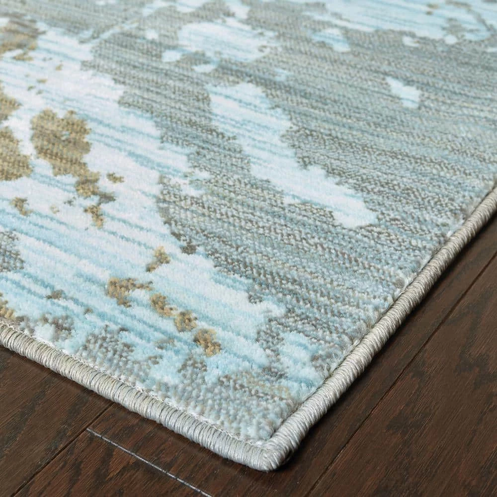 Java Blue 10 ft. x 13 ft. Area Rug by Home Decorators Collection 5 Java Blue 10 ft. x 13 ft. Area Rug by Home Decorators Collection - Image 5