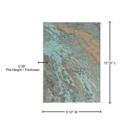 Java Blue 10 ft. x 13 ft. Area Rug by Home Decorators Collection 27 Java Blue 10 ft. x 13 ft. Area Rug by Home Decorators Collection -Home Decorators Store blue home decorators collection area rugs 9211850340 76 1000