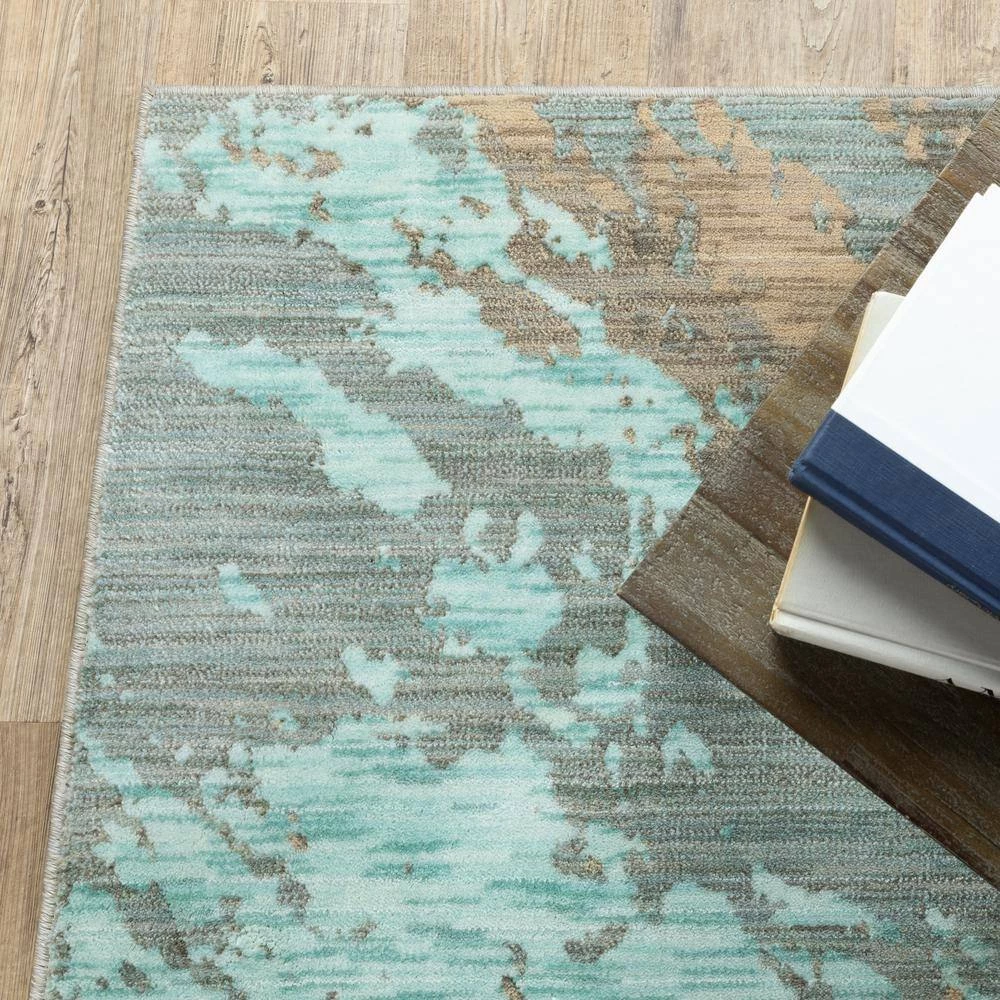 Java Blue 10 ft. x 13 ft. Area Rug by Home Decorators Collection 8 Java Blue 10 ft. x 13 ft. Area Rug by Home Decorators Collection - Image 8