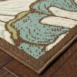 Jubilee Blue White 7 ft. x 10 ft. Indoor/Outdoor Area Rug by Home Decorators Collection -Home Decorators Store blue home decorators collection outdoor rugs 0564230310 1d 1000