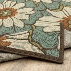 Jubilee Blue White 7 ft. x 10 ft. Indoor/Outdoor Area Rug by Home Decorators Collection -Home Decorators Store blue home decorators collection outdoor rugs 0564230310 c3 1000