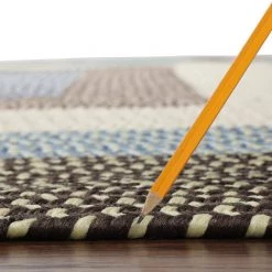 Blithe Brown 8 ft. x 11 ft. Rectangle Braided Area Rug by Home Decorators Collection -Home Decorators Store bright brown home decorators collection outdoor rugs mg89r096x132r 1d 1000