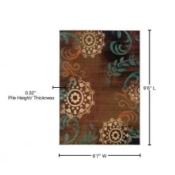 Market Brown 7 ft. x 10 ft. Area Rug by Home Decorators Collection -Home Decorators Store brown home decorators collection area rugs 1655540820 76 1000