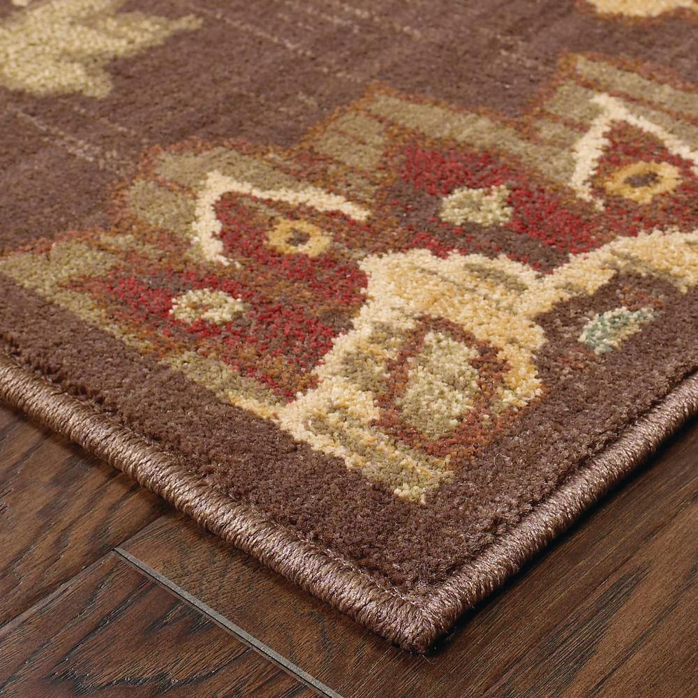 Promise Brown 5 ft. x 8 ft. Area Rug by Home Decorators Collection 4 Promise Brown 5 ft. x 8 ft. Area Rug by Home Decorators Collection - Image 4