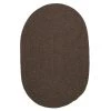 Edward Dark Brown 8 ft. x 11 ft. Oval Braided Area Rug by Home Decorators Collection