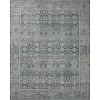 Leesa Charcoal/Grey 7 ft. 6 in. x 9 ft. 6 in. Traditional Polyester Area Rug by Home Decorators Collection