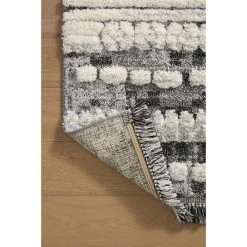 Jerome CHARCOAL / IVORY 3 ft. 11 in. x 5 ft. 7 in. Abstract Polypropylene/Polyester Area Rug by Home Decorators Collection -Home Decorators Store charcoal ivory home decorators collection area rugs 885369577901 66 1000