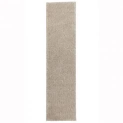 Ethereal Shag Cream Beige 2 ft. x 8 ft. Indoor Runner Rug by Home Decorators Collection