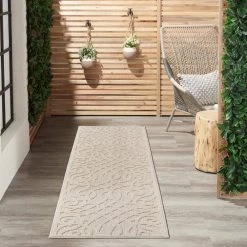 Palamos Cream 2 ft. x 8 ft. Geometric Contemporary Indoor/Outdoor Runner Rug by Home Decorators Collection 14 Palamos Cream 2 ft. x 8 ft. Geometric Contemporary Indoor/Outdoor Runner Rug by Home Decorators Collection -Home Decorators Store cream home decorators collection area rugs 774521 77 1000