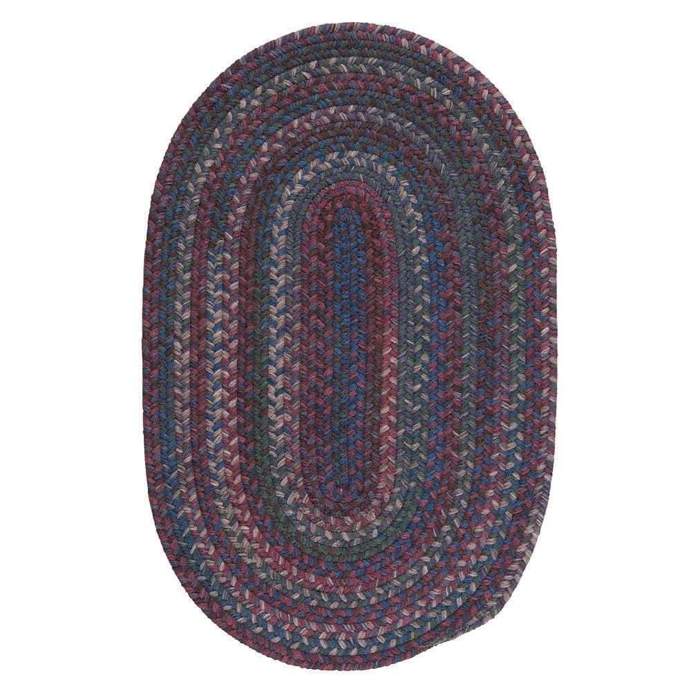 Newport Harbor Dark Multi 8 ft. x 10 ft. Oval Braided Area Rug by Home Decorators Collection 1 Newport Harbor Dark Multi 8 ft. x 10 ft. Oval Braided Area Rug by Home Decorators Collection
