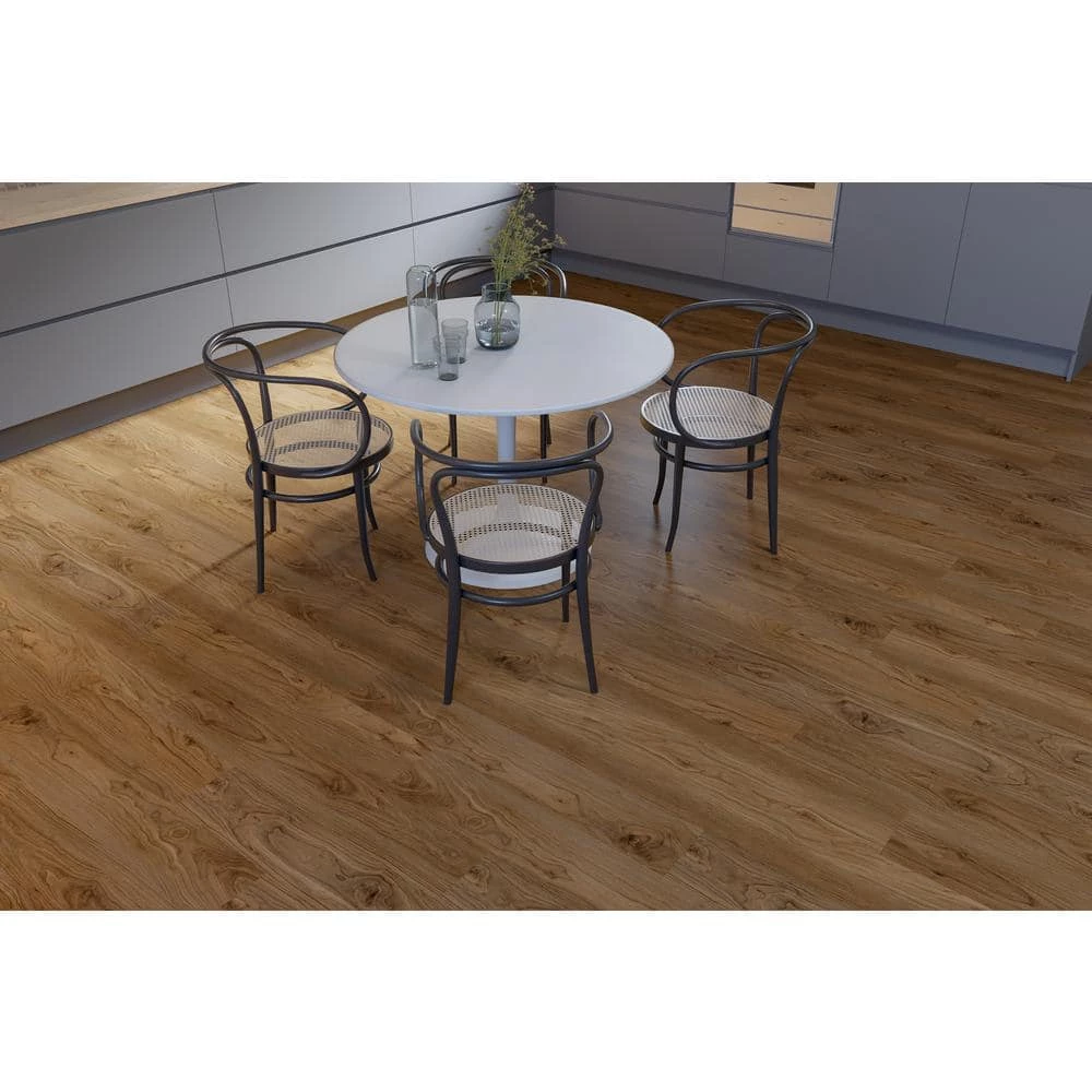 Dewitt Walnut 7.20 in. W x 42 in. L SPC Waterproof Vinyl Plank Flooring (25.20 sq. ft./Case) by Home Decorators Collection 5 Dewitt Walnut 7.20 in. W x 42 in. L SPC Waterproof Vinyl Plank Flooring (25.20 sq. ft./Case) by Home Decorators Collection - Image 5