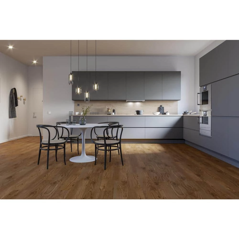 Dewitt Walnut 7.20 in. W x 42 in. L SPC Waterproof Vinyl Plank Flooring (25.20 sq. ft./Case) by Home Decorators Collection 6 Dewitt Walnut 7.20 in. W x 42 in. L SPC Waterproof Vinyl Plank Flooring (25.20 sq. ft./Case) by Home Decorators Collection - Image 6