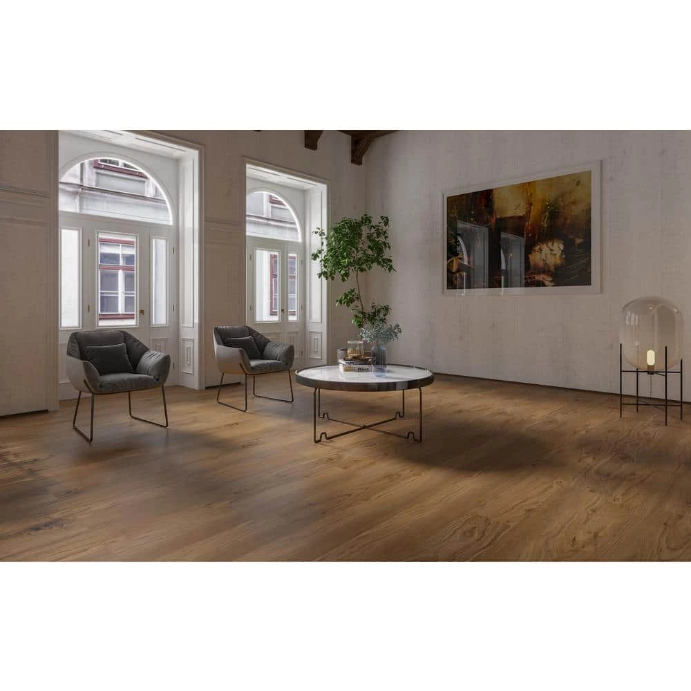Dewitt Walnut 7.20 in. W x 42 in. L SPC Waterproof Vinyl Plank Flooring (25.20 sq. ft./Case) by Home Decorators Collection 3 Dewitt Walnut 7.20 in. W x 42 in. L SPC Waterproof Vinyl Plank Flooring (25.20 sq. ft./Case) by Home Decorators Collection - Image 3