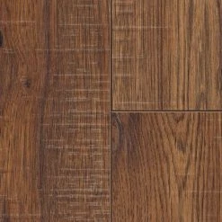 Distressed Brown Hickory 12 mm Thick x 6-1/4 in. Wide x 50-25/32 in. Length Laminate Flooring (15.45 sq. ft. / case) by Home Decorators Collection