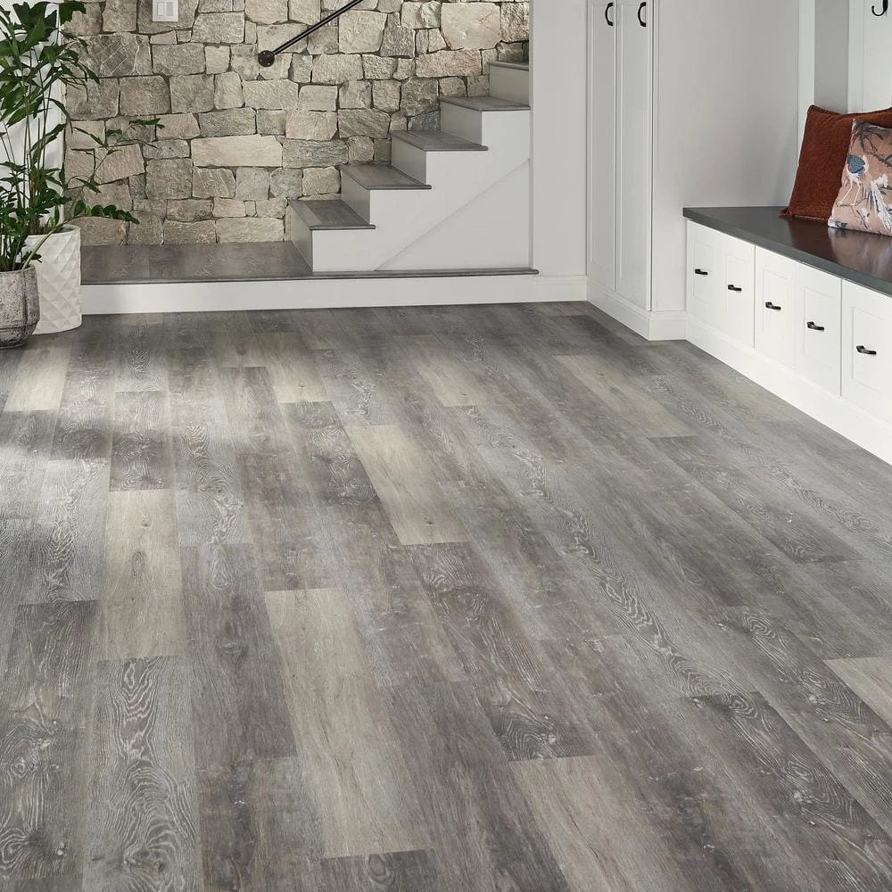 Woodland Dove Oak 7 in. x 48 in. Rigid Core Luxury Vinyl Plank Flooring (23.8 sq. ft. / case) by Home Decorators Collection 7 Woodland Dove Oak 7 in. x 48 in. Rigid Core Luxury Vinyl Plank Flooring (23.8 sq. ft. / case) by Home Decorators Collection - Image 7