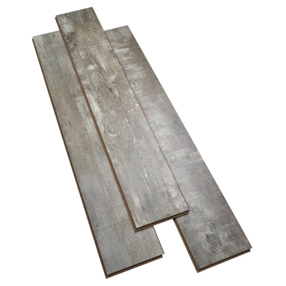 Embossed Miramar 12 mm Thick x 7.64 in. Wide x 47.80 in. Length Laminate Flooring (20.28 sq. ft. / case) by Home Decorators Collection 4 Embossed Miramar 12 mm Thick x 7.64 in. Wide x 47.80 in. Length Laminate Flooring (20.28 sq. ft. / case) by Home Decorators Collection - Image 4