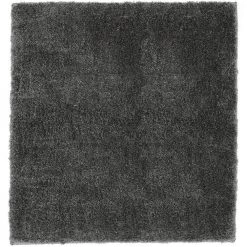Ethereal Shag Graphite Charcoal 8 ft. x 8 ft. Square Indoor Area Rug by Home Decorators Collection