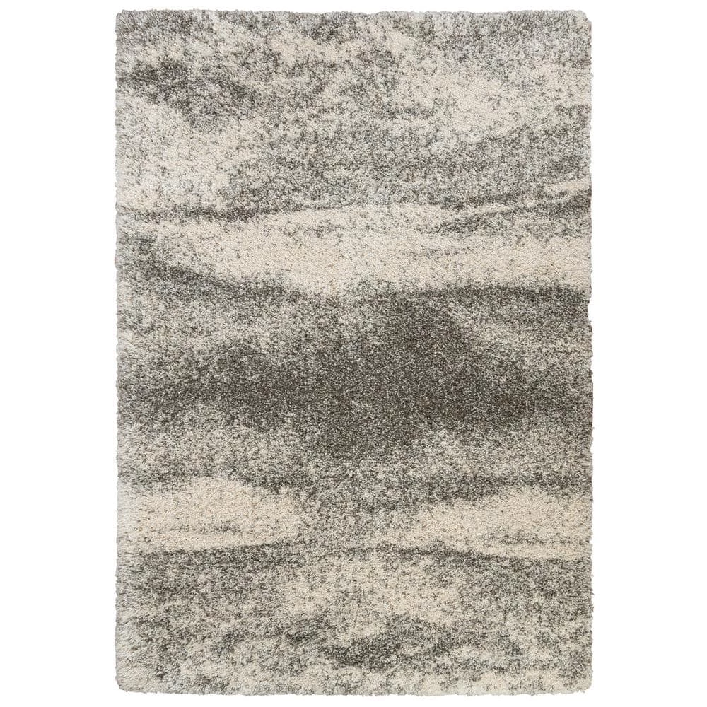Stormy Gray 8 ft. x 10 ft. Abstract Area Rug by Home Decorators Collection 1 Stormy Gray 8 ft. x 10 ft. Abstract Area Rug by Home Decorators Collection