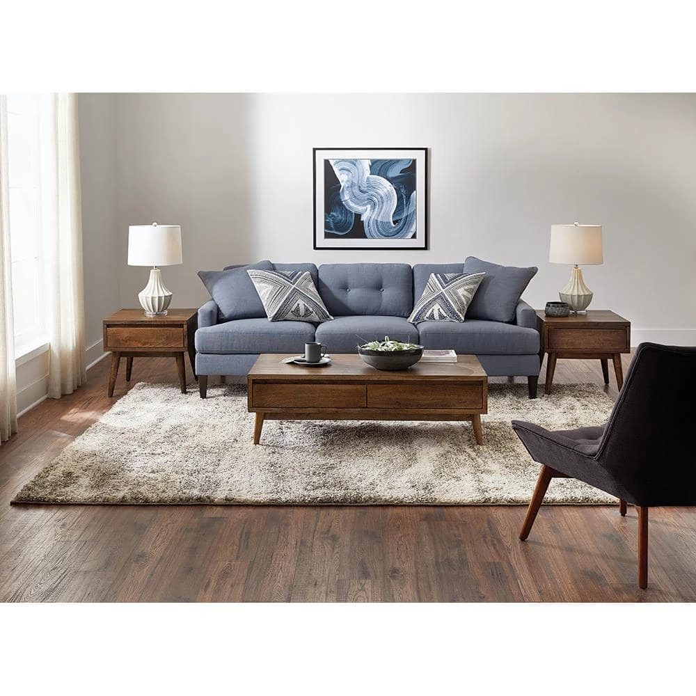 Stormy Gray 8 ft. x 10 ft. Abstract Area Rug by Home Decorators Collection 2 Stormy Gray 8 ft. x 10 ft. Abstract Area Rug by Home Decorators Collection - Image 2