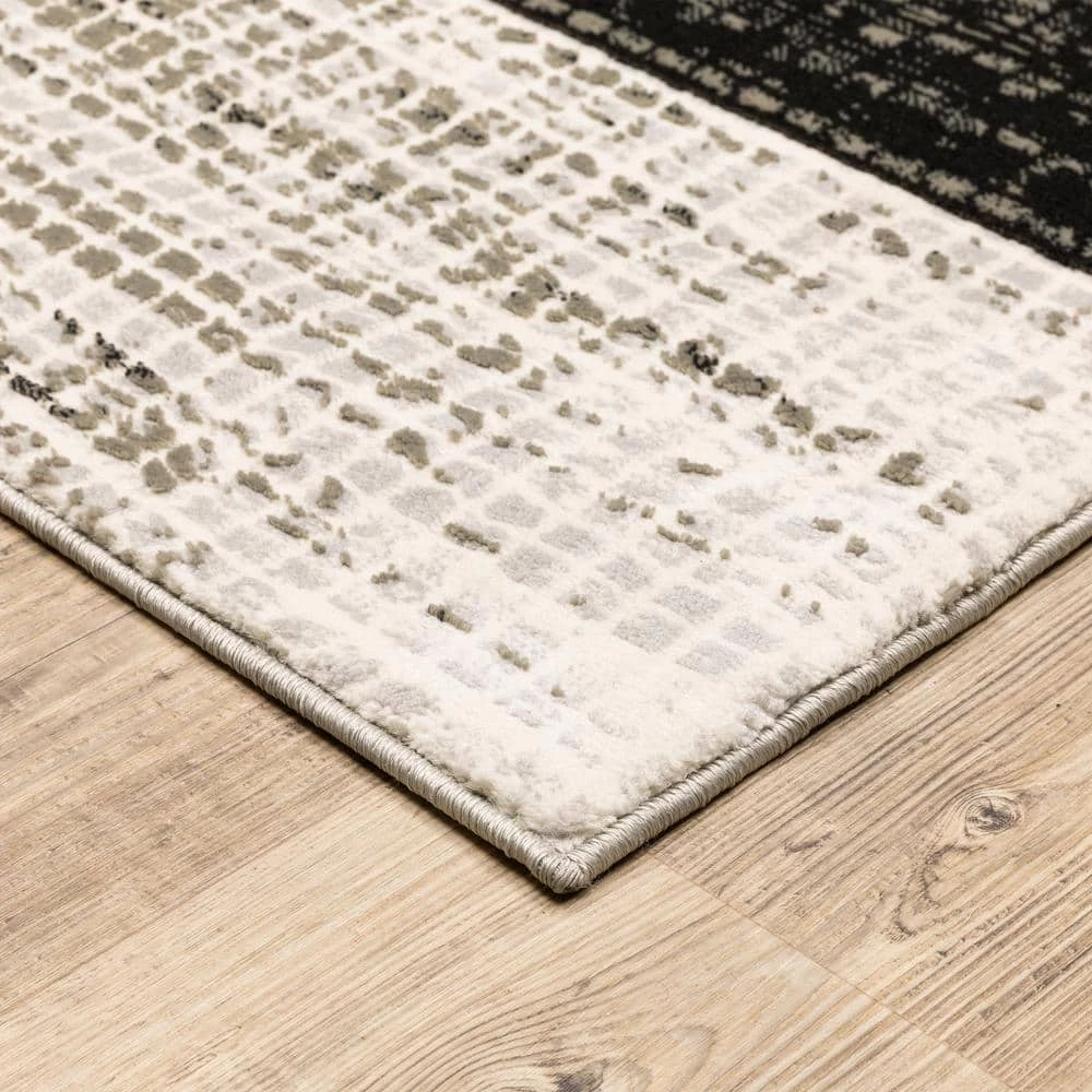 Paramount Gray 7 ft. x 10 ft. Geometric Area Rug by Home Decorators Collection 5 Paramount Gray 7 ft. x 10 ft. Geometric Area Rug by Home Decorators Collection - Image 5