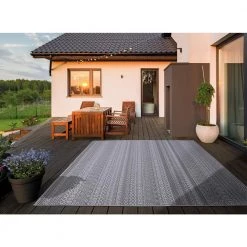 Rhapsody Gray 8 ft. x 10 ft. Indoor/Outdoor Area Rug by Home Decorators Collection -Home Decorators Store gray home decorators collection outdoor rugs 30417 31 1000