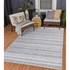 Rhapsody Gray 8 ft. x 10 ft. Indoor/Outdoor Area Rug by Home Decorators Collection -Home Decorators Store gray home decorators collection outdoor rugs 30417 c3 1000