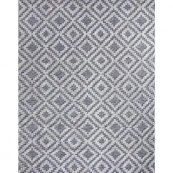 Samba Square Gray 8 ft. x 10 ft. Indoor/Outdoor Area Rug by Home Decorators Collection
